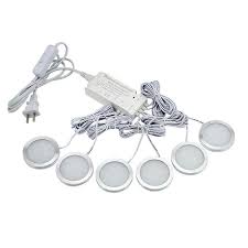 Buy under cabinet lights and get the best deals at the lowest prices on ebay! 6pcs Led Under Cabinet Light Kitchen Lights 12v 2w Dimmable Puck Ligth Kit With Switch Home Wardrobe Showcase Decor Lamp Shopee Malaysia