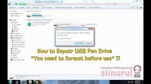 In this case, what to do: Tutorial How To Repair Usb Pendrive You Need To Format Before Use Sii Nurul Menulis Untuk Berkongsi