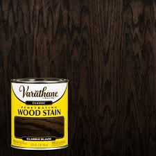 Varathane 1 Qt Black Classic Wood Interior Stain 349558 Black Wood Stain Staining Wood Varathane