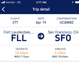 Jetblue App Flight Delay Points With A Crew