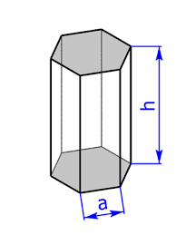Eine pyramide mit einer sechseckigen basis, dh einer basis mit sechs seiten und sechs dreieckigen seitenflächen, dann ist es eine sechseckige pyramide. Rechner Fur Masse Gewicht Oberflache Volumen Johannes Strommer