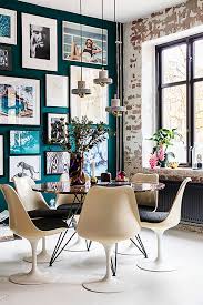 Love The Cool Gallery Wall For Dining Room Very Intriguing Focal Point Eclectic Dining Room Dining Room Gallery Wall Dining Room Inspiration