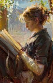 Advertida Reading Art Art Painting
