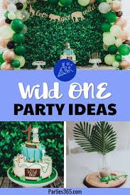 gold and green wild one first birthday party parties365 first birthday decorations boy wild one birthday party boy birthday decorations