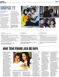 Cerita yang disatu sisi sangat menggairkan, namun disisi lain sangat ironis. Anak Tidak Kenang Jasa Ibu Bapa Klik