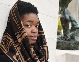 Black and Brown Geo-shaped Infinity Scarf