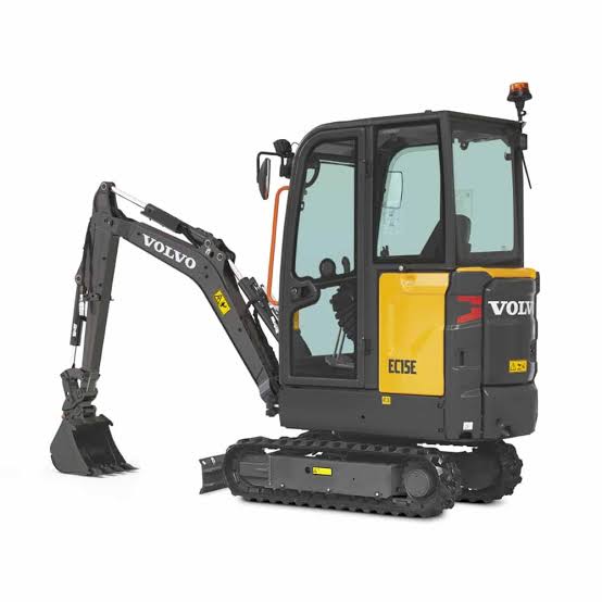 Volvo EC15 Variable Width Undercarriage Mini Excavator