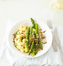 Rezept Haselnuss Spargel Mit Polenta Spargel Rezepte Spargel Gruner Spargel Rezepte