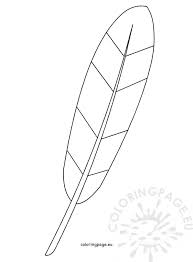 Coloring Page Of Turkey Feathers Youngandtae Com In 2020 Coloring Pages Turkey Coloring Pages Feather Template