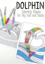 Maybe you would like to learn more about one of these? Free Colouring Pages For Grown Ups Dolphins Red Ted Art Make Crafting With Kids Easy Fun