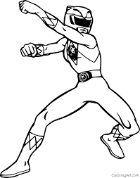 When we think of october holidays, most of us think of halloween. Power Rangers Coloring Pages Coloringall