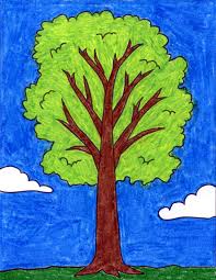 This is a great activity to celebrate earth day! How To Draw A Tree Art Projects For Kids