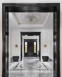 Tile floor is perfect for entryways of any size whether you have a grand foyer or a smaller mudroom. Country Estate Luxury Marble Flooring Foyer Design Marble Flooring Design