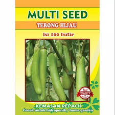Buah terong cocok dikonsumsi sebagai sayur karena mengandung berbagai nutrisi yang dibutuhkan oleh tubuh, sehingga mampu. Jual Benih Terong Hijau Panjang Bibit Terong Hijau Sayur Kemasan Repack Di Lapak Azmi Aulia Shop Bukalapak