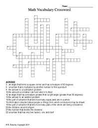 Spiral crossword, solve the spiral puzzle created date: 4th Grade Math Vocabulary Crossword Puzzle By Reincke S Education Store