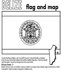 Coloring pages for world flags. Belize Coloring Page Crayola Com