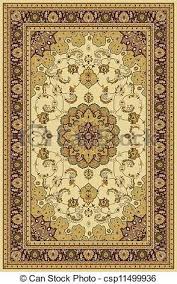 Carpet Border Frame Pattern Csp11499936 Oriental Carpets Carpet Colors Carpet Design Pattern