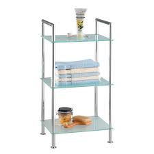 Badezimmer wand aufbewahrung regale regal einheit glas chrom. Wenko Badregal Style 3 Glasablagen Chrom Kaufen Bei Obi