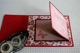 Tired of your basic 4 1/4 x 5 1/2 single fold card? Joy Fold Card Tutorial Splitcoaststampers