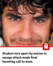Kenton Carnegie was working for a geological survey programme when he was  mauled to death by wolves