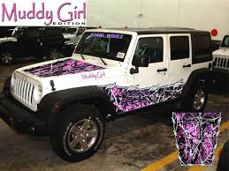 4 Door Black And Pink Jeep Wrangler Jeep Four Door In Muddy Girl Camo Muddy Girl Camo Truck Muddy Girl Camo