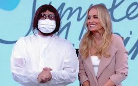 Por essa, luciano huck não esperava! In Caldeirao Angelica Dismisses Luciano Huck S Kiss In Disguise Entertainment Prime Time Zone