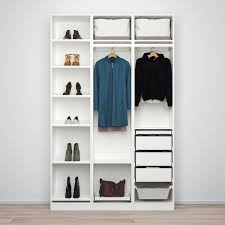 A wardrobe with a compartment for everything. Pax Bergsbo Vikedal Wardrobe Combination White Mirror Glass Ikea