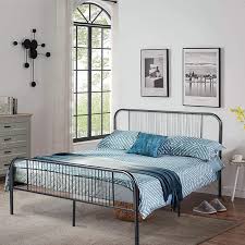 Check spelling or type a new query. Voilamart Full Size Metal Bed Frame With Headboard Footboard Mattress Foundation Base W Heavy Duty Steel Slats 9 Leg Support No Box Spring Needed Black