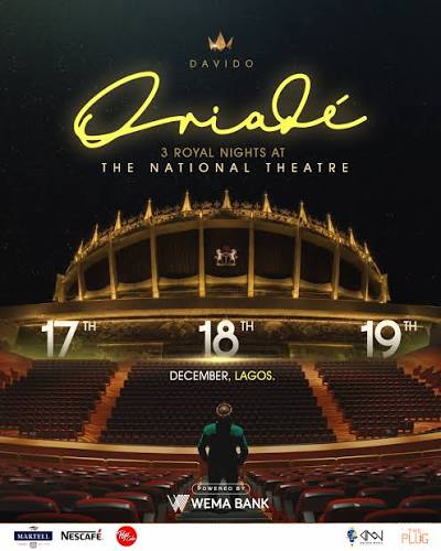 LAGOS we about to shut the city down for 3 nights straight! 🇳🇬 Tickets  for the Oriadé Residency are officially LIVE! 👑