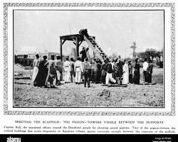 Denshawai Incident Egypt 1906 museum or illustration, AI generated