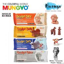 Get free shipping for order over rm120 (west malaysia). Mungyo Sculpt Dry Modeling Air Dry Clay Paper Clay 500g White Terracotta Brown Peach Skin Stone Grey Colour