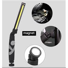 Wholesale Cob Led Rotated Foldable Portable Dimming Magnetic Work Light Black 1465b Cob Narrow Side From China