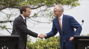 Emmanuel Macron Thanks Australian Pm S Delicious Wife Youtube