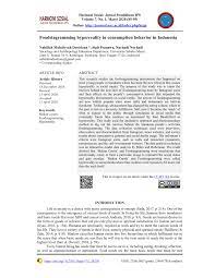 Food gathering adalah suatu kegiatan dimana terjadi pada masa prasejarah dengan cara berburu. Pdf Foodstagramming Hyperreality In Youth Consumption Behavior In Indonesia