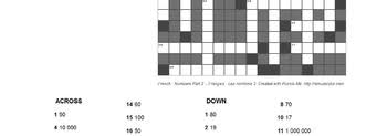 Today's crossword puzzle clue is a quick one: French Crosswords Worksheets Teaching Resources Tpt