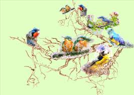 Deutschland Lese Ein Vogel Wollte Hochzeit Machen