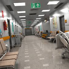 Hospital Room 3d Model Turbosquid 1336428 In 2020 Hospital Room Hospital Interior Hospital Design