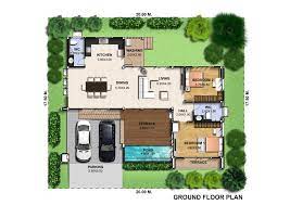 Eplans.com defines levels as any level of a house, e.g. Modern One Story House Plot 20x17 Meter With 2 Beds Pro Home Decors