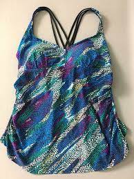 Ava Viv Target Women S Size 18w Swim Top Tankini Swimsuit Shirt Strappy Surf Avaviv Onepiece Tankini Swim Tops Surf Outfit Tankini Swimsuits
