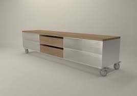 Design Metallmoebel Tv Sideboard Mehrzweck Kaminholz Aufbewahrung Aus Stahl Holz Eiche Stahlzart Bauhaus Regale Sideboard Regal