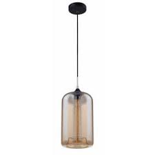 Suspension Industriel Soho Verre Fume 1 X 40 W Lussiol Leroy Merlin Verre Fume Suspension Luminaire Luminaire