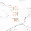Remind yourself daily that you got this with the vibrant watercolor with gold text background for your phone, tablet or desktop. 3