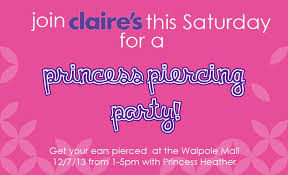 Get Your Ears Pierced By A Princess Tomorrow At Claire S From 1 5 Rose Gold Earrings Gold Earrings Crystal Stud