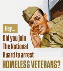 Maybe instead of poking fun at the guard we should approach them and  apologize to them for being used as political pawns and offer them a hug  and ask if they're registered