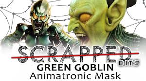 The green goblin problem has always been an interesting one; Scrapped Green Goblin Animatronic Mask Youtube
