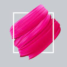 Pink Vector Lipstick Smear On White