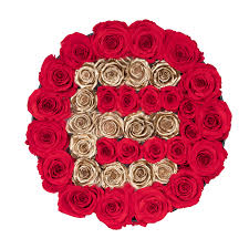 Shop for rose wall art from the world's greatest living artists. Gold Letter E Preserved Roses Medium Round Black Huggy Rose Box Fleuramore