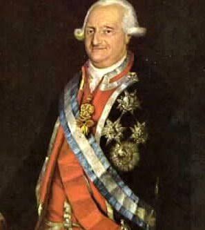 2- Por los colores de los borbónes y de la orden de Carlos III. Al comenzar el siglo XVIII y asumir la dinastía de los Borbones en España, se reformaron las banderas