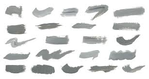 22 Grey Paint Brush Stroke Png Transparent Onlygfx Com