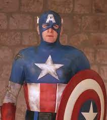 Marvel In Film N 5 1990 Captain America Matt Salinger As Captain America Superhero Captain America Captain America Movie Superhero Cosplay